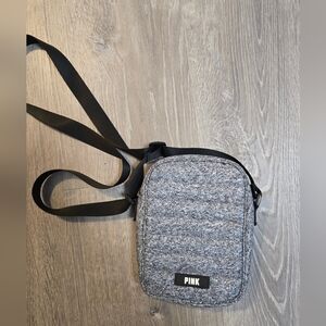 PINK Victoria's Secret Gray Crossbody Bag